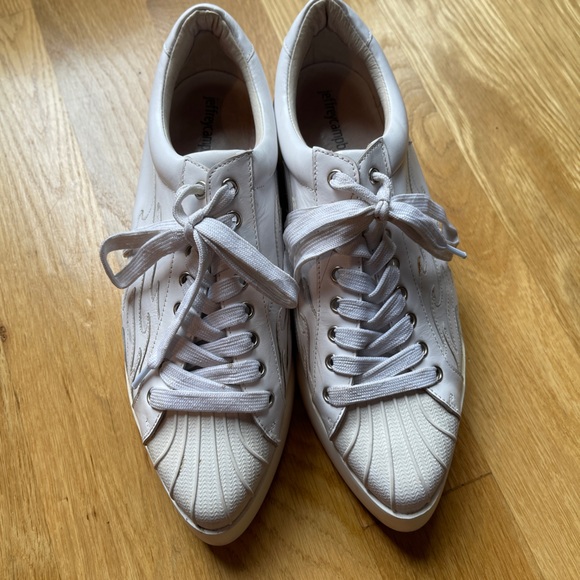 Jeffrey Campbell Flame “Hot Rod” Platform Sneakers - Picture 2 of 8